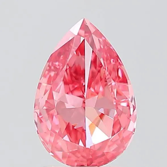 1.60ct Pear Lab Grown Diamond (Colour Pink, Clarity VS1, Uncertified)