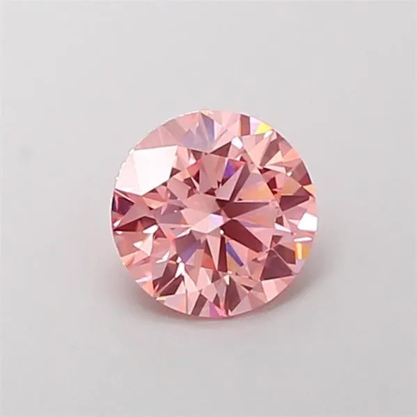 1.60ct Round Lab Grown Diamond (Colour Fancy Intense Pink, Clarity VVS2, Cut ID, IGI Certified)