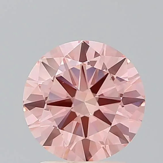 1.60ct Round Lab Grown Diamond (Colour Fancy Vivid Pink, Clarity VS1, Cut EX, IGI Certified)