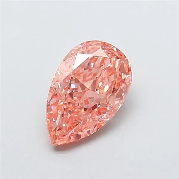 1.61ct Pear Lab Grown Diamond (Colour Fancy Brownish Pink, Clarity VS2, IGI Certified)