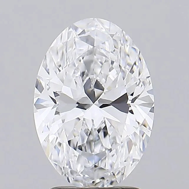 1.63ct Oval Lab Grown Diamond (Colour D, Clarity IF, IGI Certified)