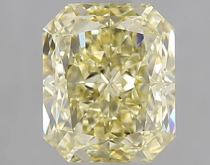 1.63ct Radiant Natural Diamond (Colour Fancy Light Yellow, Clarity VVS1, GIA Certified)