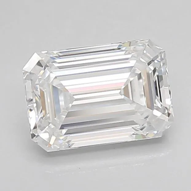 1.64ct Emerald Lab Grown Diamond (Colour E, Clarity IF, Cut EX, IGI Certified)