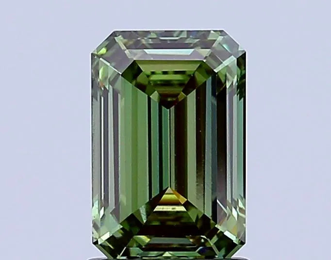 1.64ct Emerald Lab Grown Diamond (Colour Fancy Vivid Green, Clarity VS1, IGI Certified)