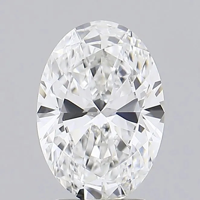 1.64ct Oval Lab Grown Diamond (Colour D, Clarity IF, IGI Certified)