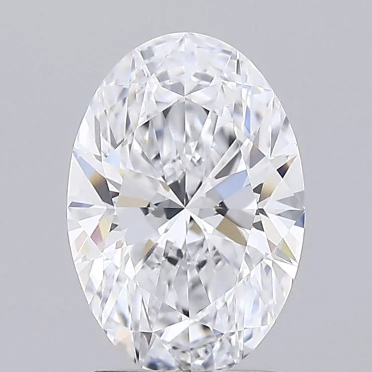 1.67ct Oval Lab Grown Diamond (Colour D, Clarity IF, IGI Certified)