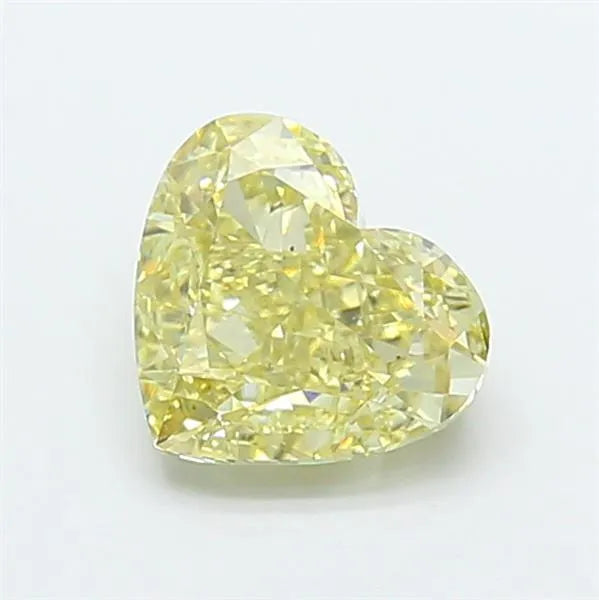 1.69ct Heart Lab Grown Diamond (Colour Fancy Yellow, Clarity VS1, IGI Certified)