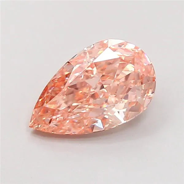 1.69ct Pear Lab Grown Diamond (Colour Fancy Intense Brownish Orange, Clarity VVS2, IGI Certified)
