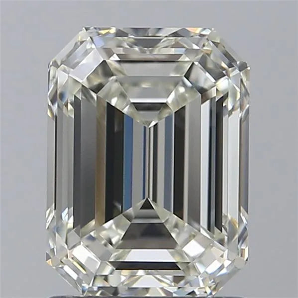 1.70ct Emerald Natural Diamond (Colour K, Clarity IF, Cut GD, GIA Certified)