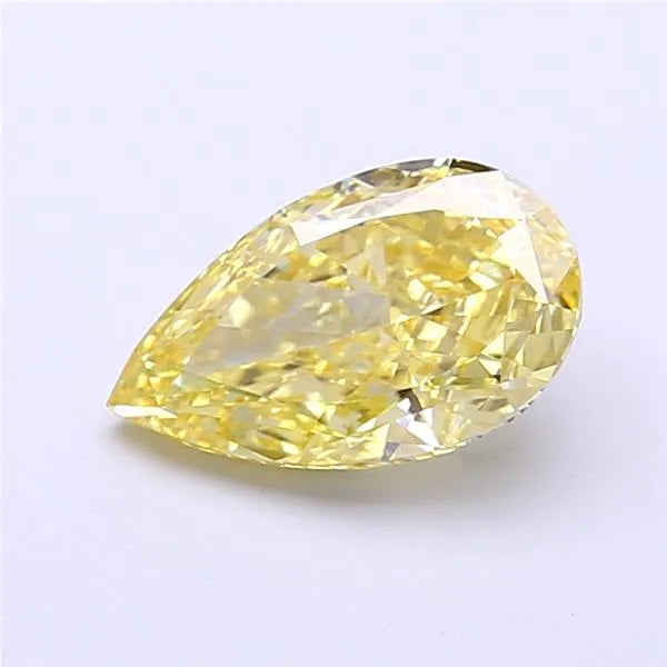 1.70ct Pear Lab Grown Diamond (Colour Fancy Intense Yellow, Clarity VVS2, IGI Certified)