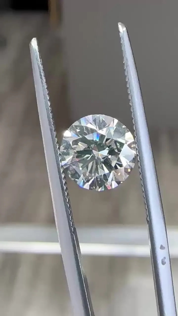 1.70ct Round Natural Diamond (Colour G, Clarity VS1, Cut ID, EGL Certified)