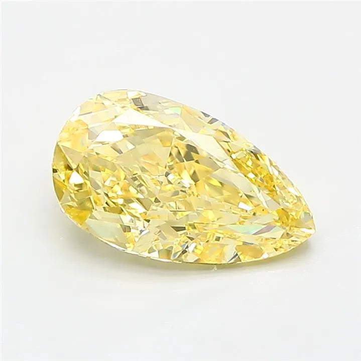 1.71ct Pear Lab Grown Diamond (Colour Fancy Intense Yellow, Clarity VS1, IGI Certified)