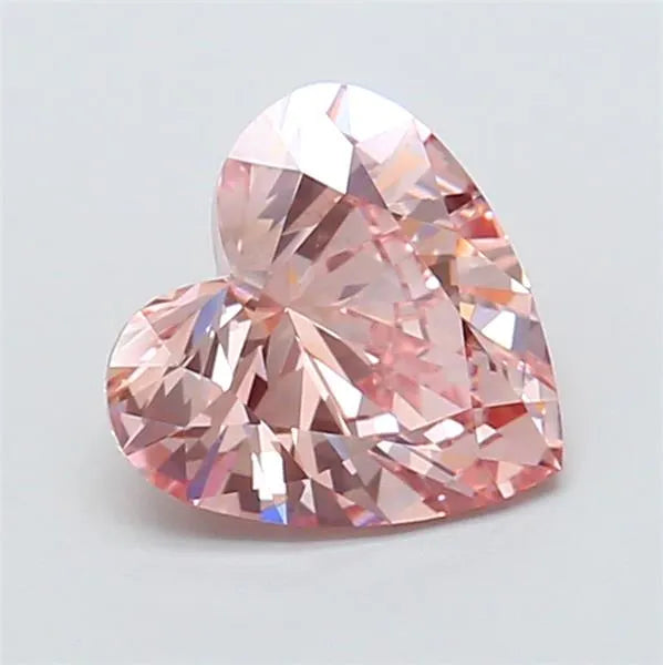 1.72ct Heart Lab Grown Diamond (Colour Fancy Vivid Pink, Clarity VS1, IGI Certified)