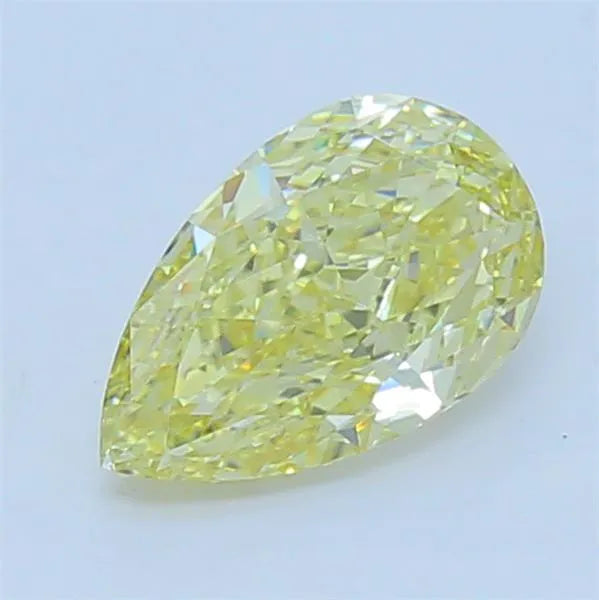 1.72ct Pear Lab Grown Diamond (Colour Fancy Yellow, Clarity VVS2, IGI Certified)