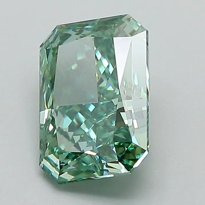 1.72ct Radiant Lab Grown Diamond (Colour Fancy Vivid Green, Clarity VS1, IGI Certified)