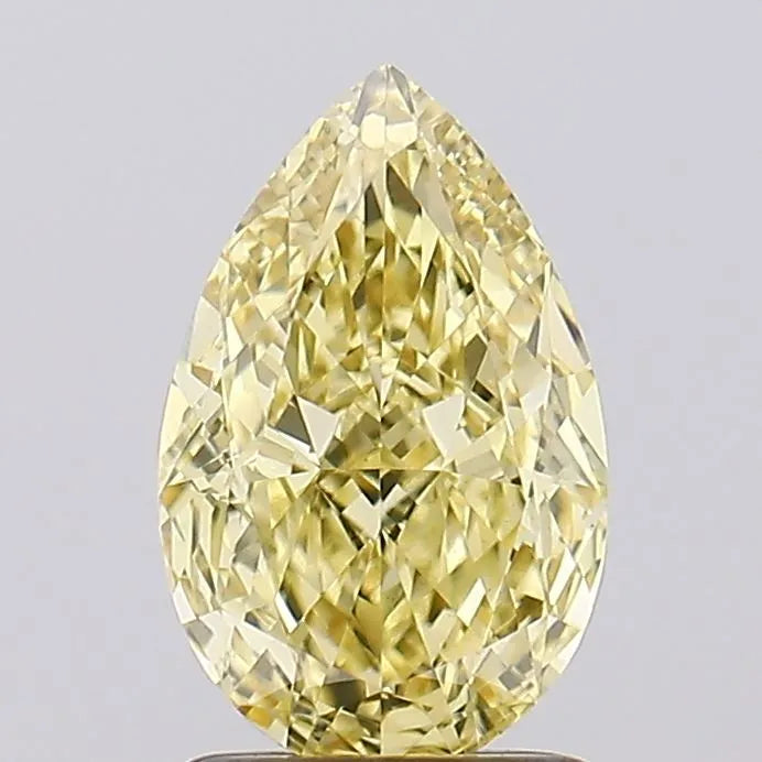 1.73ct Pear Lab Grown Diamond (Colour Fancy Intense Yellow, Clarity VVS2, IGI Certified)