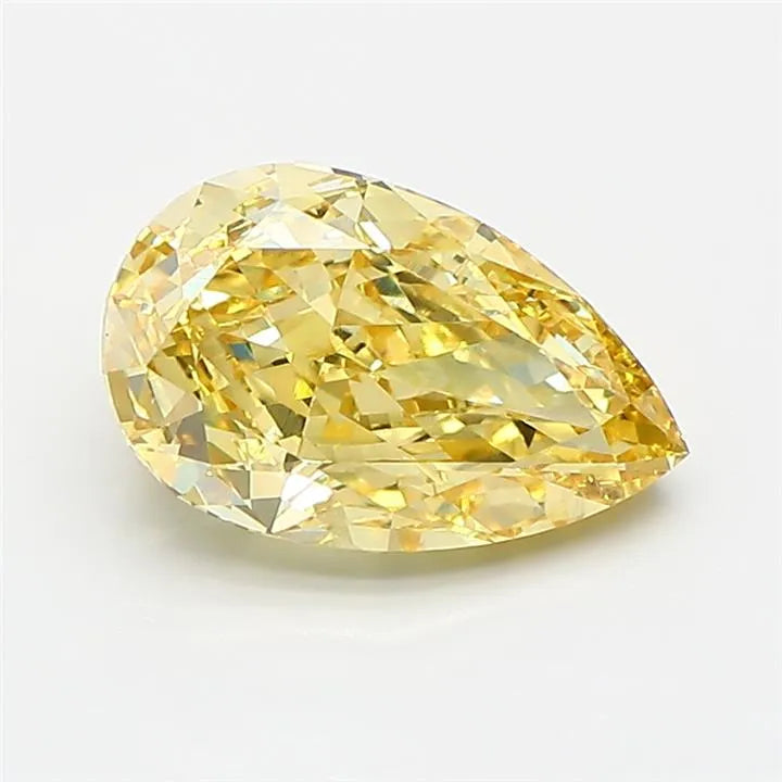 1.73ct Pear Lab Grown Diamond (Colour Fancy Intense Yellow, Clarity VVS2, IGI Certified)