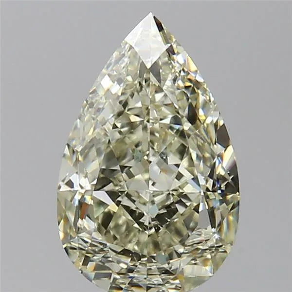 1.73ct Pear Natural Diamond (Colour Fancy Light Greenish Yellow, Clarity VS1, GIA Certified)