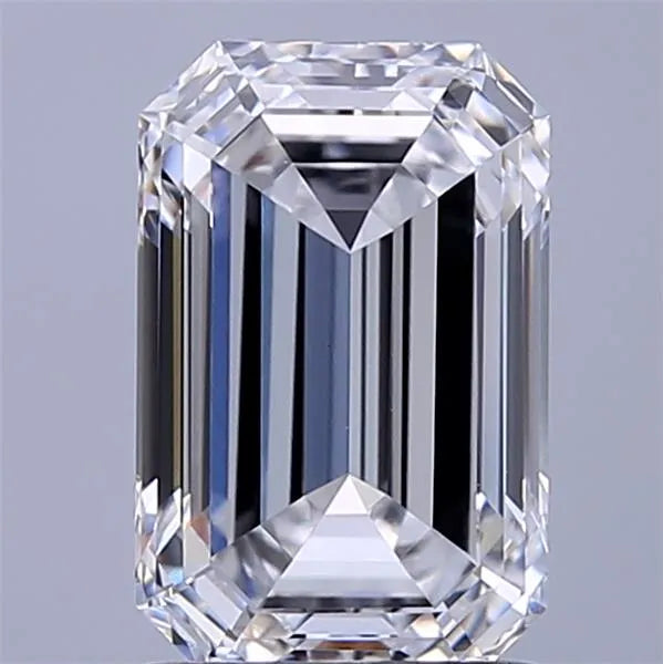 1.74ct Emerald Lab Grown Diamond (Colour D, Clarity VVS2, IGI Certified)
