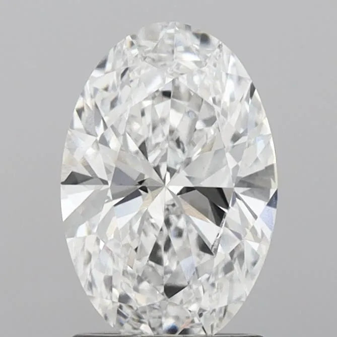 1.74ct Oval Lab Grown Diamond (Colour D, Clarity VS2, IGI Certified)