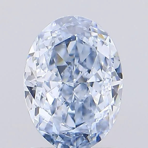 1.75ct Oval Lab Grown Diamond (Colour Fancy Blue, Clarity VS1, IGI Certified)