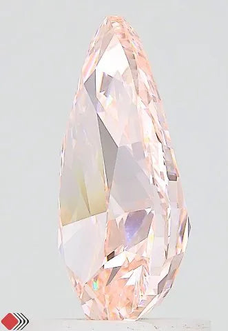1.75ct Pear Lab Grown Diamond (Colour Fancy Vivid Pink, Clarity VVS2, IGI Certified)