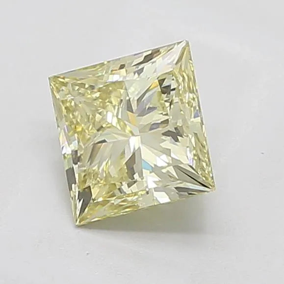 1.76ct Princess Lab Grown Diamond (Colour Fancy Yellow, Clarity VVS2, IGI Certified)