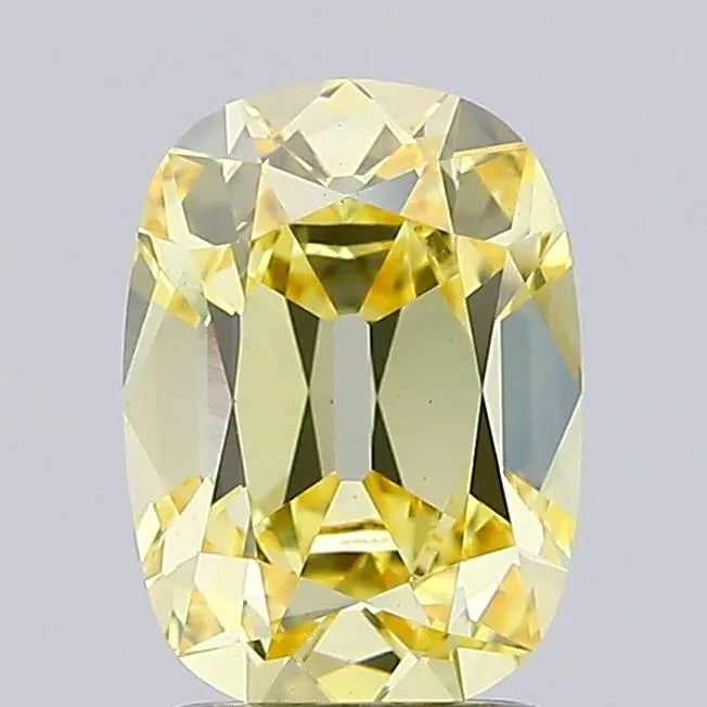 1.78ct Cushion european cut Lab Grown Diamond (Colour Fancy Yellow, Clarity VS1, IGI Certified)