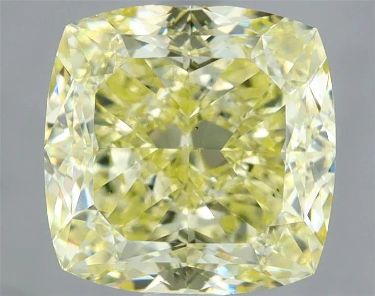 1.79ct Cushion brilliant Natural Diamond (Colour Fancy Light Yellow, Clarity SI1, GIA Certified)