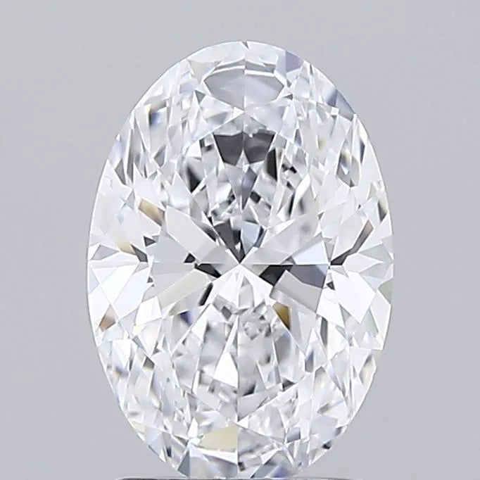 1.80ct Oval Lab Grown Diamond (Colour D, Clarity IF, IGI Certified)