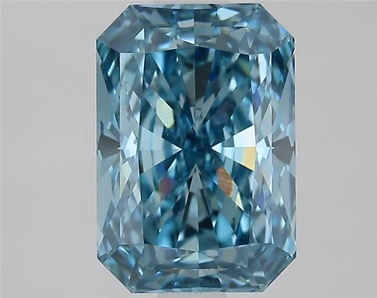 1.82ct Radiant Lab Grown Diamond (Colour Fancy Vivid Blue, Clarity VS1, IGI Certified)