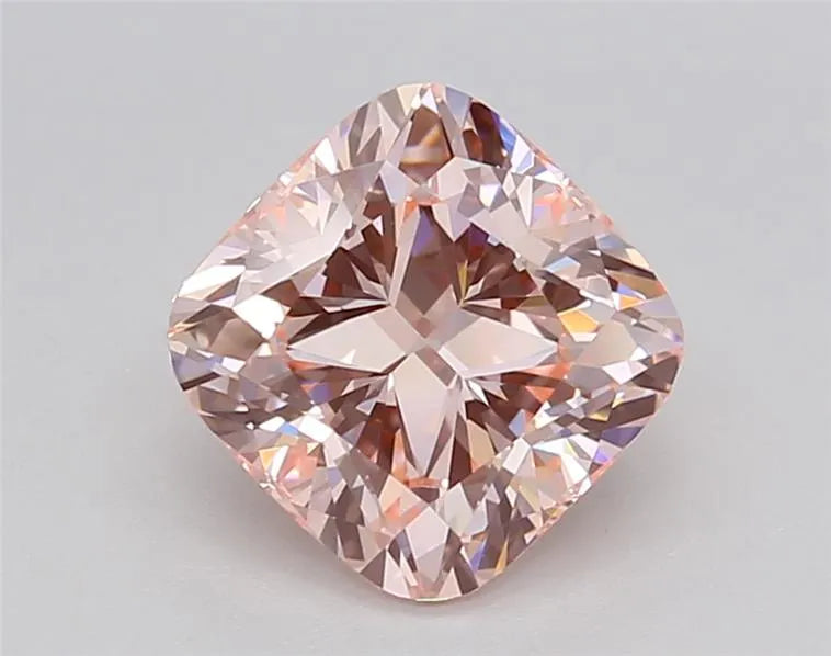 1.83ct Cushion modified Lab Grown Diamond (Colour Fancy Intense Pink, Clarity VVS2, Cut EX, IGI Certified)