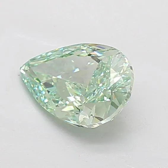 1.83ct Pear Lab Grown Diamond (Colour Fancy Vivid Green, Clarity VVS2, IGI Certified)