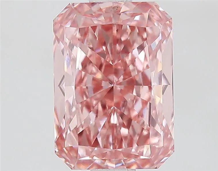 1.83ct Radiant Lab Grown Diamond (Colour Fancy Vivid Pink, Clarity VS2, IGI Certified)