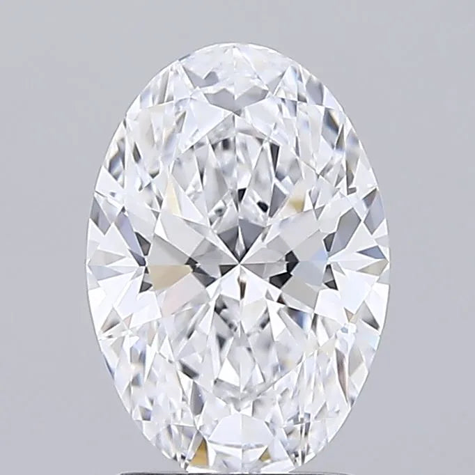 1.84ct Oval Lab Grown Diamond (Colour D, Clarity IF, Cut EX, IGI Certified)