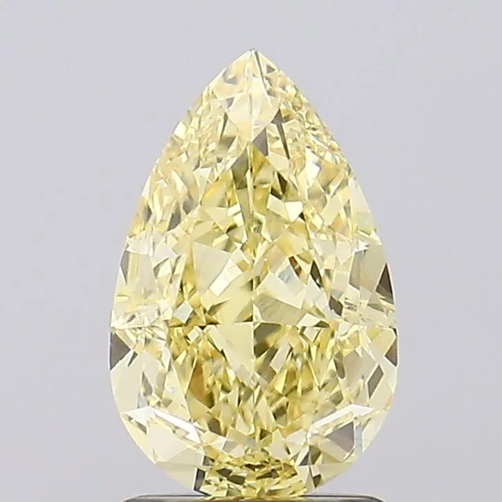 1.84ct Pear Lab Grown Diamond (Colour Fancy Intense Yellow, Clarity VVS2, IGI Certified)