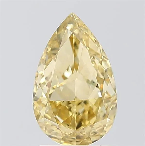1.84ct Pear Lab Grown Diamond (Colour Fancy Yellow, Clarity VVS2, IGI Certified)