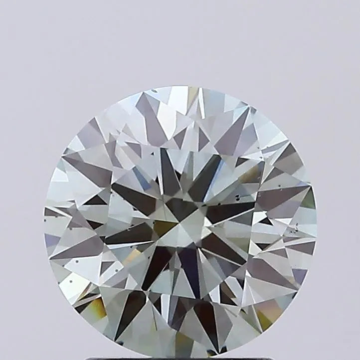1.84ct Round Lab Grown Diamond (Colour Fancy Intense Green, Clarity VS2, Cut ID, IGI Certified)