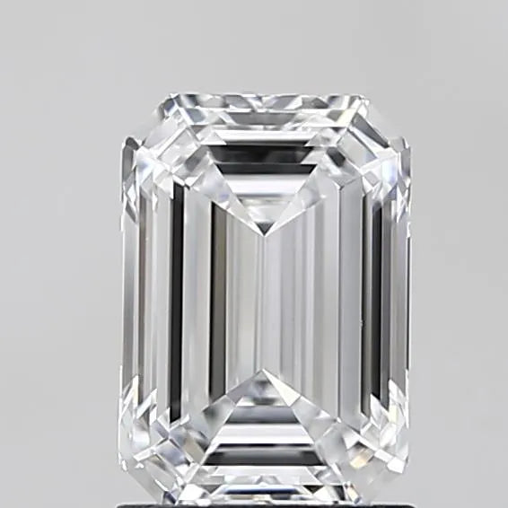 1.85ct Emerald Lab Grown Diamond (Colour D, Clarity IF, IGI Certified)
