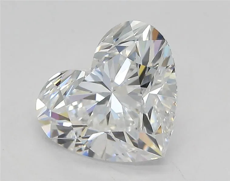 1.85ct Heart Lab Grown Diamond (Colour E, Clarity IF, IGI Certified)