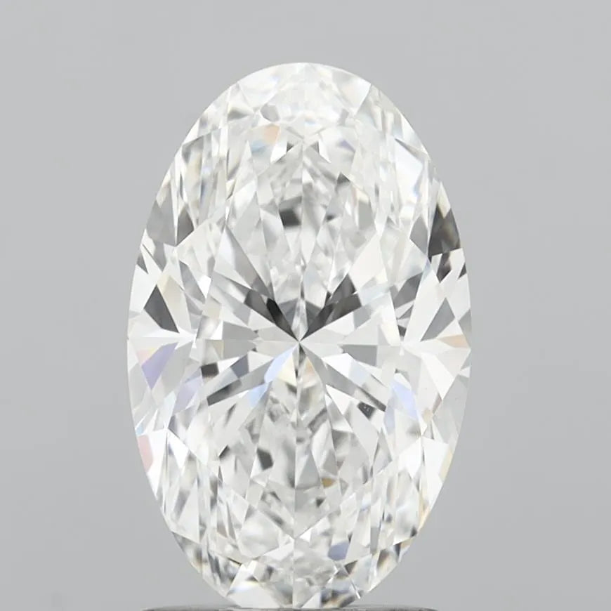 1.85ct Oval Lab Grown Diamond (Colour E, Clarity VVS2, IGI Certified)
