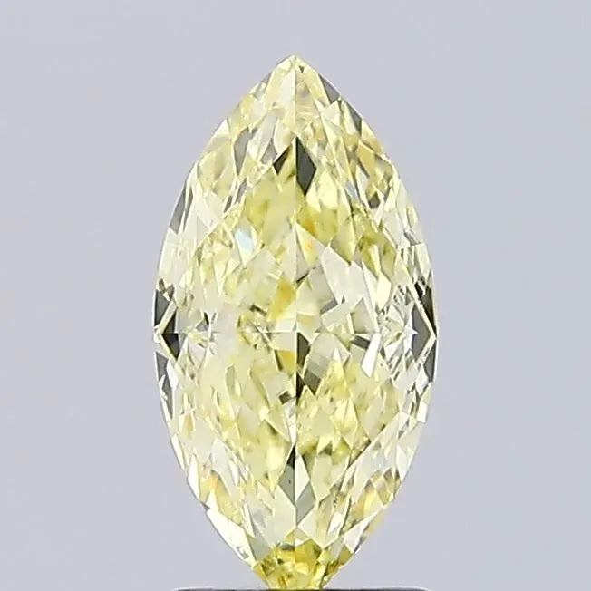 1.87ct Marquise Lab Grown Diamond (Colour Fancy Yellow, Clarity VVS2, IGI Certified)