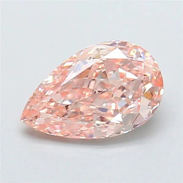 1.87ct Pear Lab Grown Diamond (Colour Fancy Intense Pink, Clarity VS2, IGI Certified)