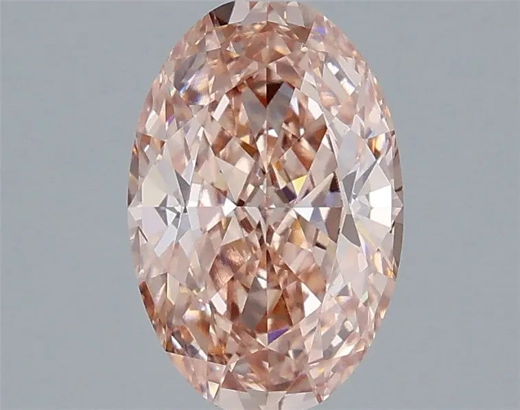 1.90ct Oval Lab Grown Diamond (Colour Fancy Intense Pink, Clarity VVS2, IGI Certified)