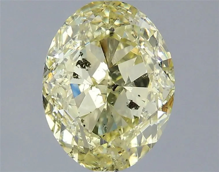 1.90ct Oval Natural Diamond (Colour Yellow, Clarity SI2, Cut VG, IGI Certified)