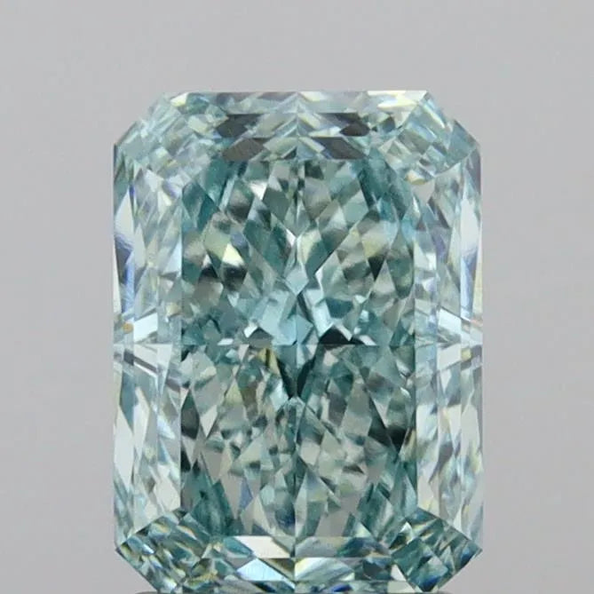 1.90ct Radiant Lab Grown Diamond (Colour Fancy Vivid Green, Clarity VVS2, IGI Certified)