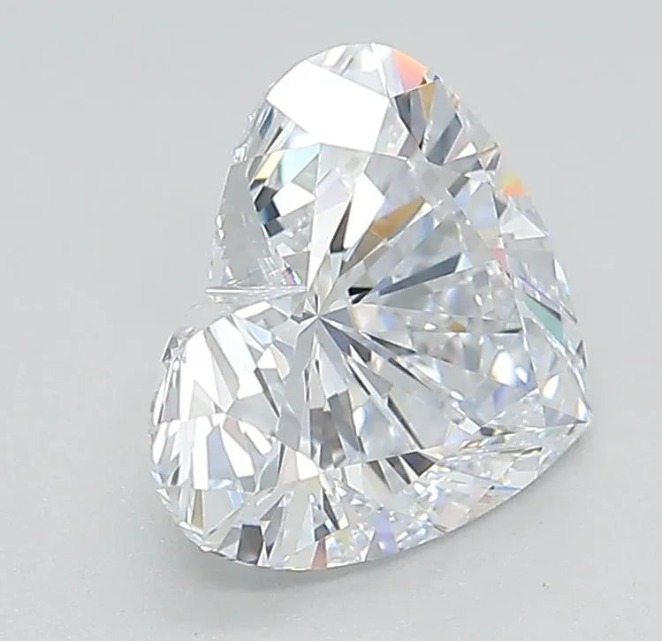 1.91ct Heart Lab Grown Diamond (Colour E, Clarity IF, Cut EX, IGI Certified)