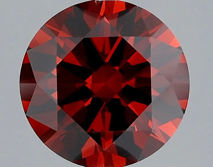 1.91ct Round Lab Grown Diamond (Colour Fancy Deep Orange, Clarity VS1, Cut ID, IGI Certified)