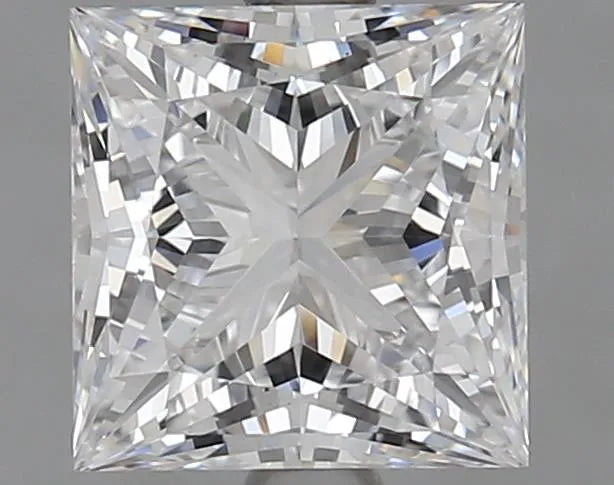 1.92ct Princess Lab Grown Diamond (Colour D, Clarity FL, Cut EX, IGI Certified)