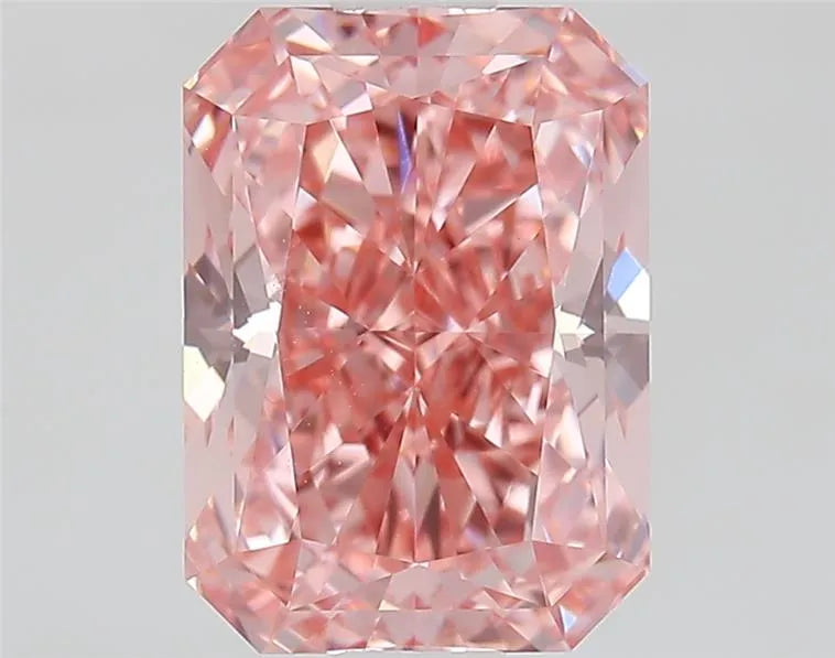 1.92ct Radiant Lab Grown Diamond (Colour Fancy Vivid Pink, Clarity VVS2, IGI Certified)